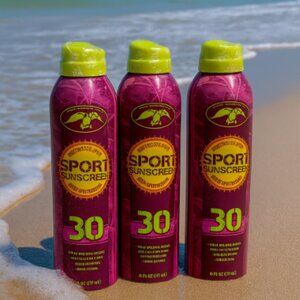 Lot of 3 Cans SUNSCREEN SPF 30 6 fl oz each one